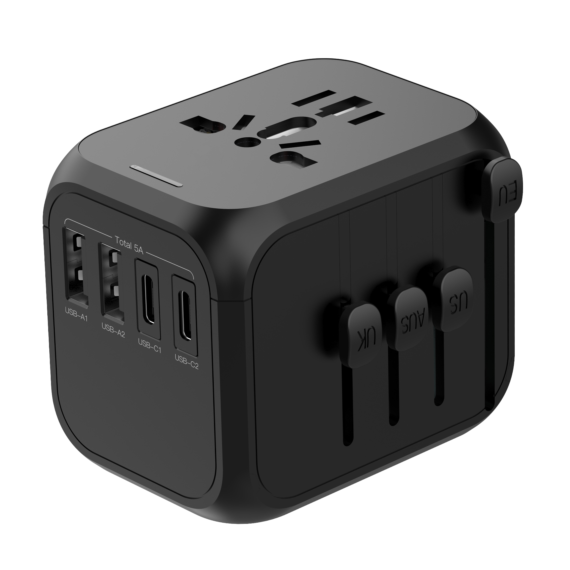 Travel Adapter (2 USB-C & 2USB-A ports)